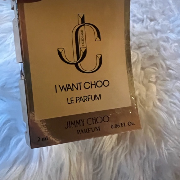 Jimmy Choo designer I Want Choo Fragrance Perfume sample vial new - Picture 3 of 6